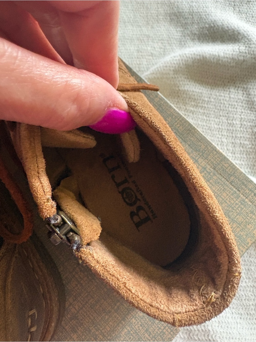 Born Women’s Brown Suede Booties - Picture 7 of 8
